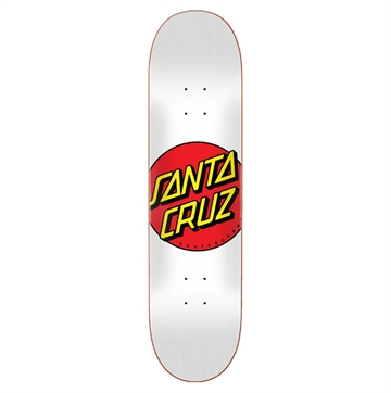 Santa Cruz Skateboards Classic Dot White 8,0